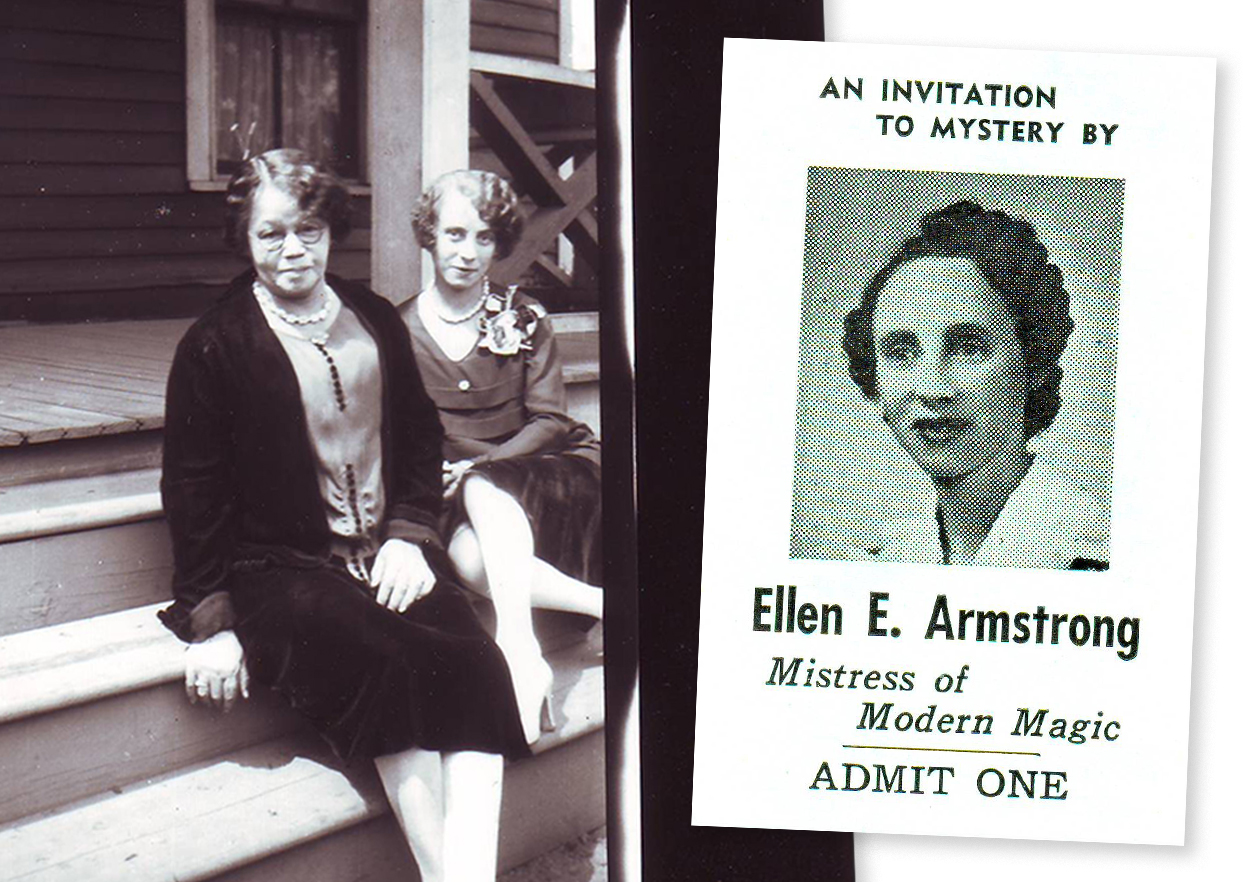 Ellen with her stepmother, Lillie Bell,