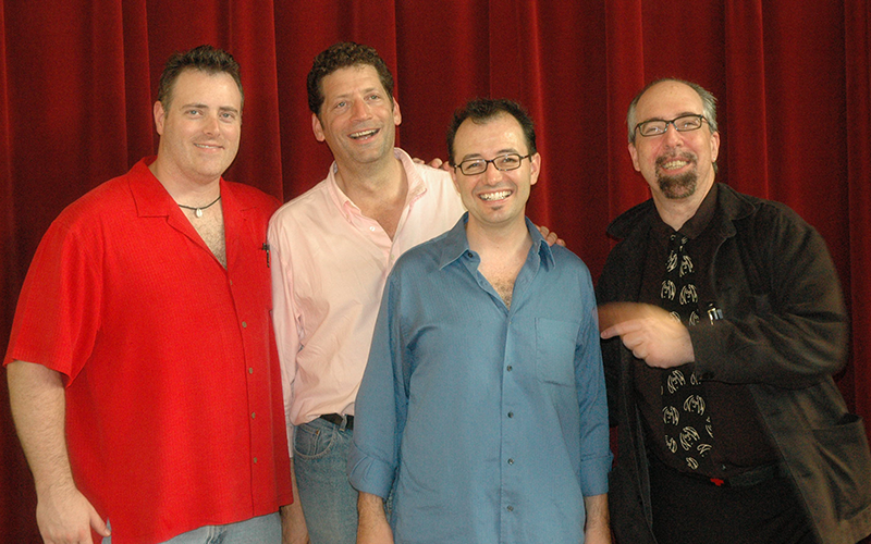 Jason England, Michael Weber, Eric Mead and Jamy Ian Swiss