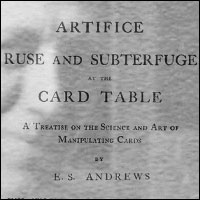 Discourse on Erdnase